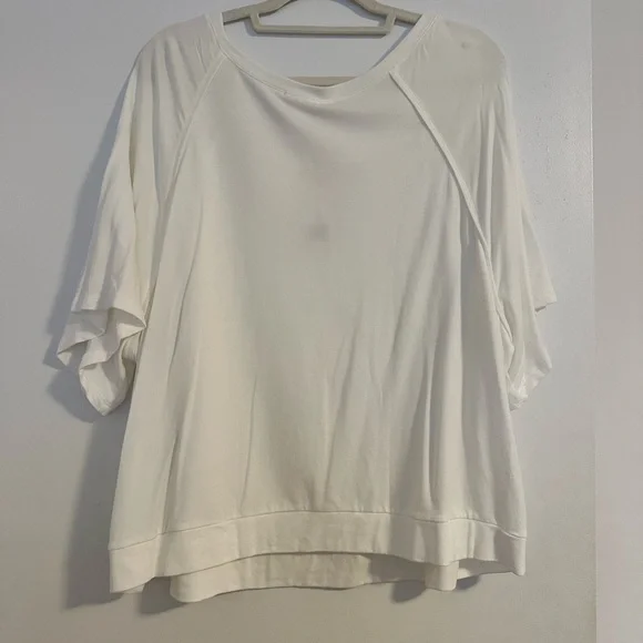 Eberjey Women's White Lightweight Blair Meadow Sweater - Picture 4 of 4